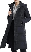 OROLAY WOMENS WINTER DOWN COAT LONG COLOUR BLACK