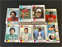 1973 Topps Football Lot of 115 VG to VG-EX+