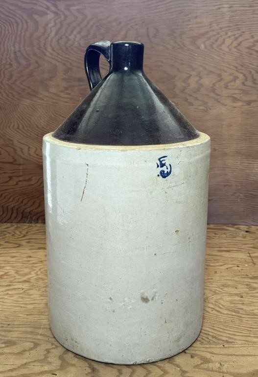 5 Gallon Ceramic Stoneware Crock Jug, no visible