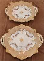 K - VINTAGE PORCELAIN PLATES (AS IS) (C33)