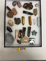 Display Tray Mineral Slices 12" x 8" As Shown