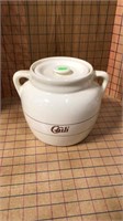 Chili bean crock with lid