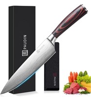 PAUDIN Chef Knife, 8 Inch High Carbon Stainless