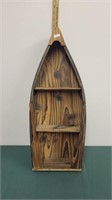 RUSTIC BOAT AND OARS WALL DECOR