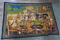 DOGS PLAYING POKER TAPESTRY