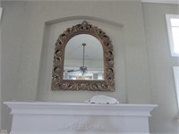 large ornate mirror