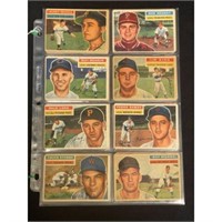 (72) Lower Grade 1956 Topps Baseball Cards