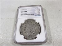 1890-O Morgan Silver Dollar Slabbed NGC Genuine