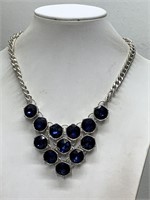 NICE! MIDNIGHT BLUE KENNETH COLE NECKLACE