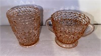 Jeanette Pink Depression Glass Lot