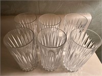 6 Cristal D'Arques-Durand Glasses