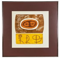 "Erogenous Zone" LE Signed Abstract Lithograph
