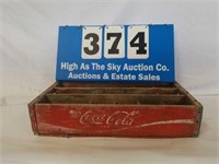 Vintage Wooden Coca-Cola Bottle Crate