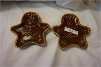 Set of Two USA Gingerbread Tea Bag Holders