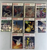 10pc 1952-57 Galaxy Science Fiction Books