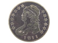 1811 Bust Half Dollar Large 8