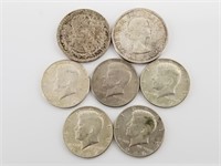 Silver coins of North America: 1964 Kennedy half,
