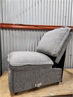 Combination Sofa - Seat Gray Black Legs