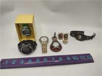 Men's Watches & Jewelry Lot