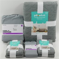 * New Twin Quilt, Sheets and Pillow Shams