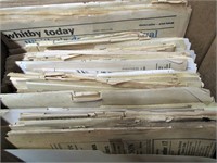 Lot of Very Old Papers from Whitby and Oshawa