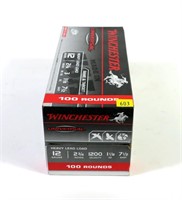 Winchester 100 round box of 12 Ga. 2 3/4" 7 1/2