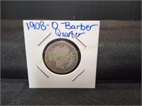 1908-O Barber Quarter