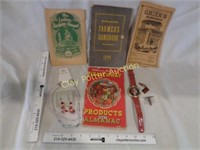 Old Pamphlets & Assorted Jewelry