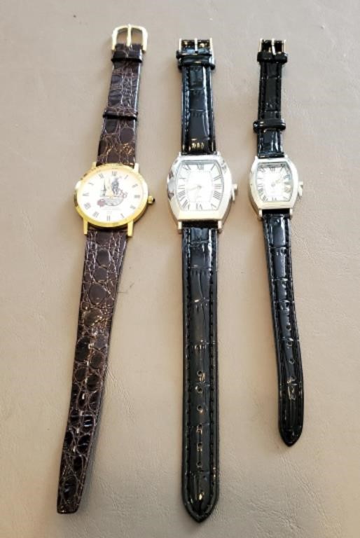 3 watches, 116 KY Derby and a man's quartz watch