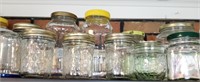 Assortment of jars