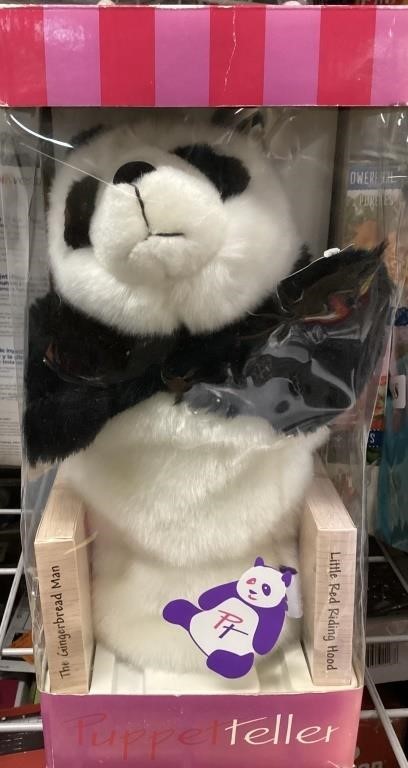 Puppet Teller Panda With Books