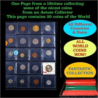 20 Great Coins of the World, hand selected, many t