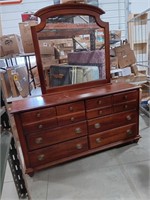 Dresser With Mirror. Dresser 66x19x35.  Mirror