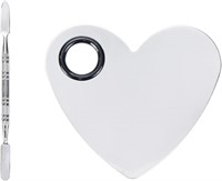 HEVSTIL Heart Shaped Makeup Palette Spatula