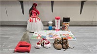 Hula Doll, Baby Shoes, DVDs, Lone Ranger Thermos