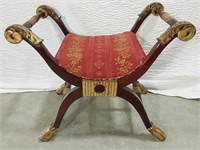 Regency Style Accent Bench