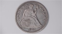 1847 Seated Silver Dollar