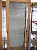 Wood Display Cabinet (2 Shelves)