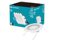 4 in. White integrated LED Recessed Trim DL