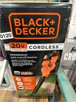BLACK & DECKER HARD SURFACE SWEEPER RETAIL $120