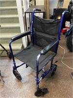 Aluminum transport chair