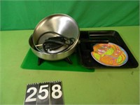Farberware Electric Skillet and Child's Plates