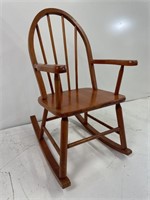 Maple wood,  children’s rocking chair