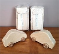 Wooden Toy Cars and Creative Play Blocks