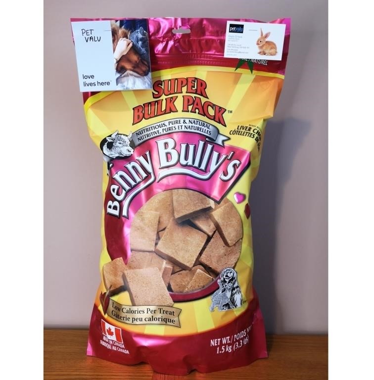 Benny Bully Dog Treat Super Pack & $20 Gift Card