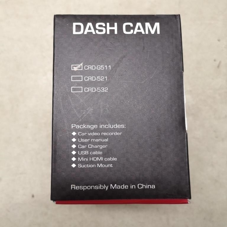 Dash Cam 1920x1080P Full HD Recording
