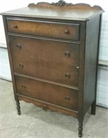 Antique Oak Chest of drawers - 32x16x44H