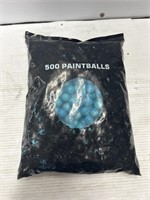 500 blue paintballs