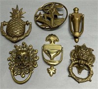 Cast Brass Door Knocker Lot Collection