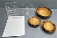 Acrylic Tray; Cake Stand; Basket & Lot Collection